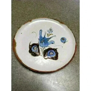 Vintage Ken Edwards Mexican signed‎ dinner plate